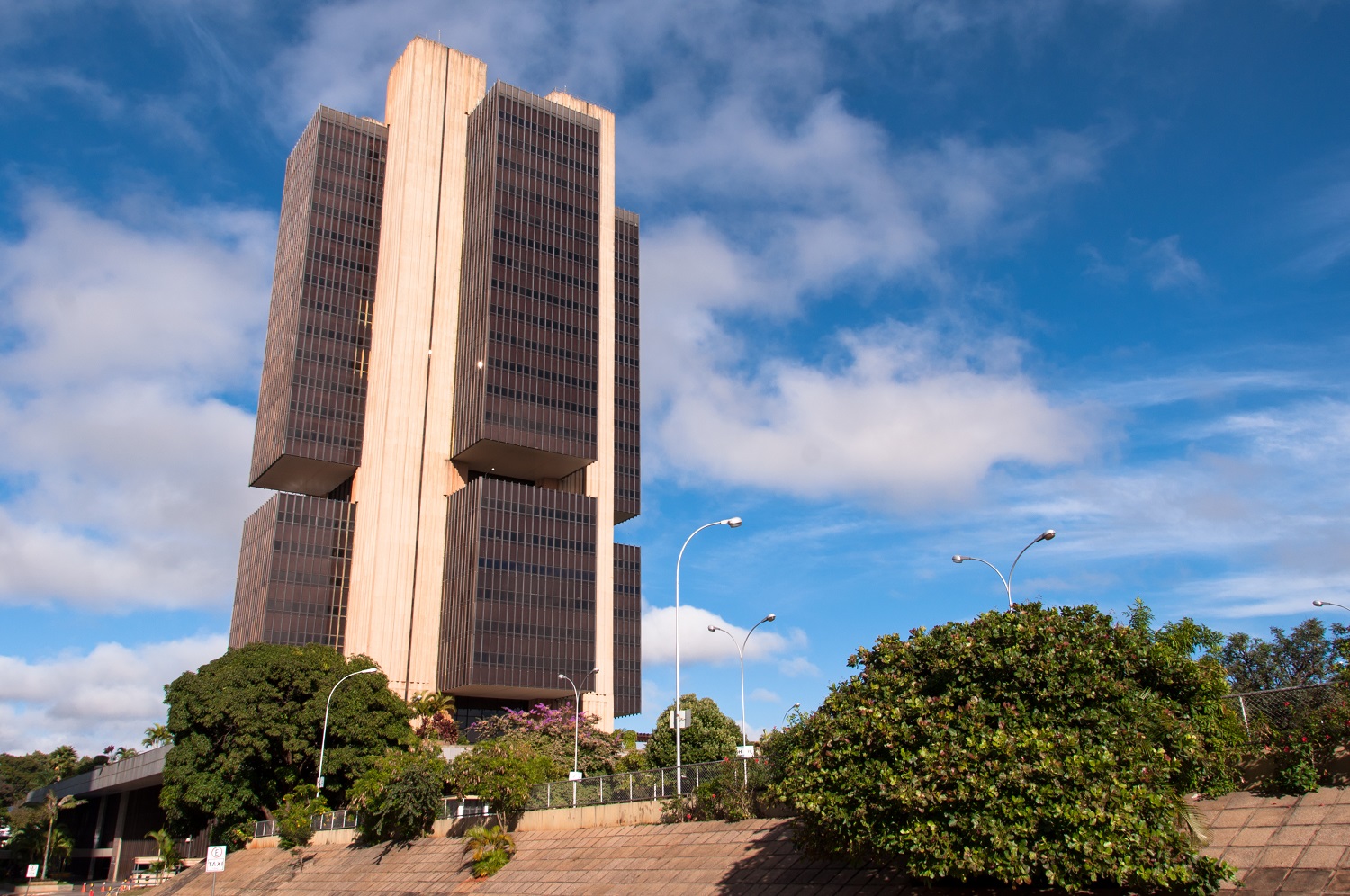 巴西巴西利亞的巴西中央銀行大樓。